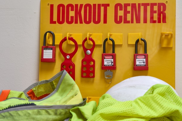 Machine shop lockout cabinet 