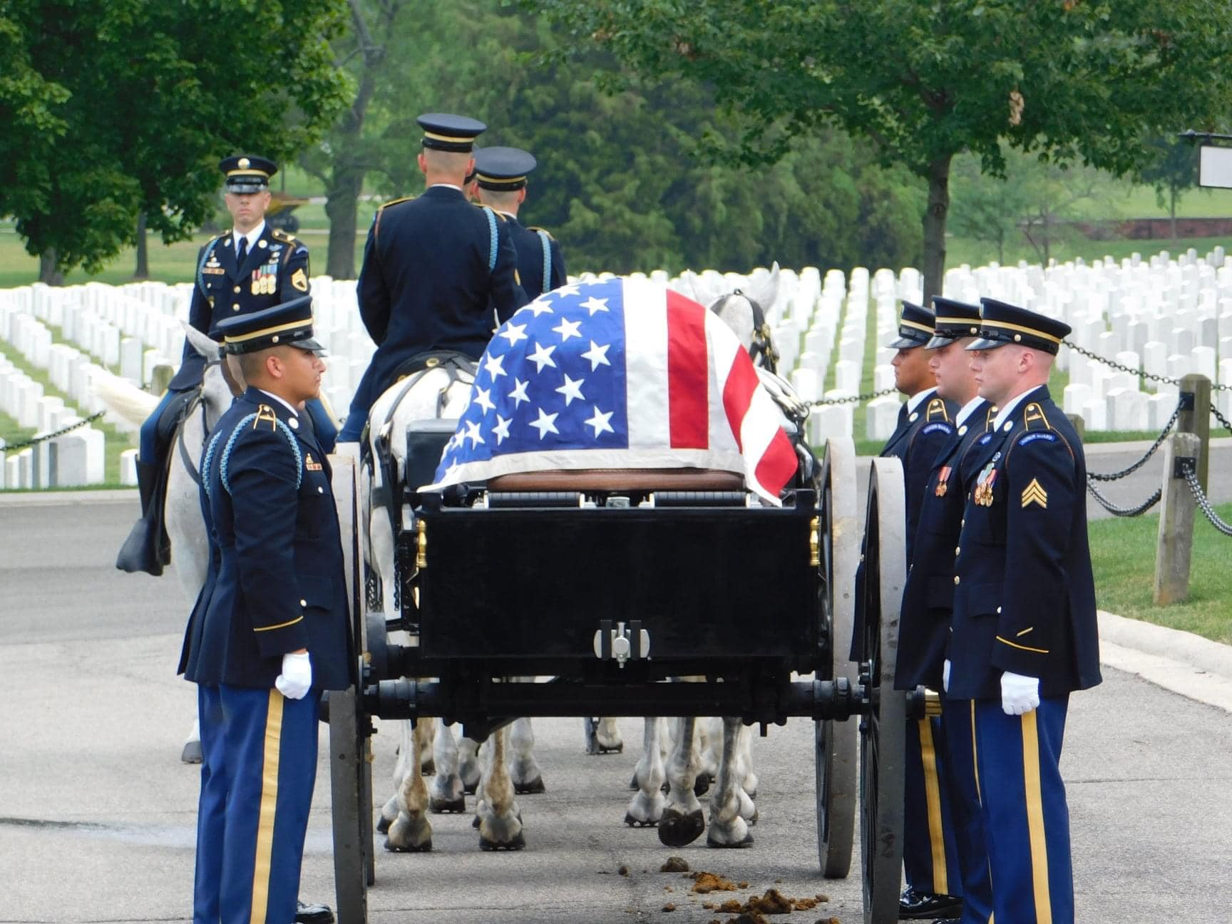 Maj Harvey Storms laid to rest