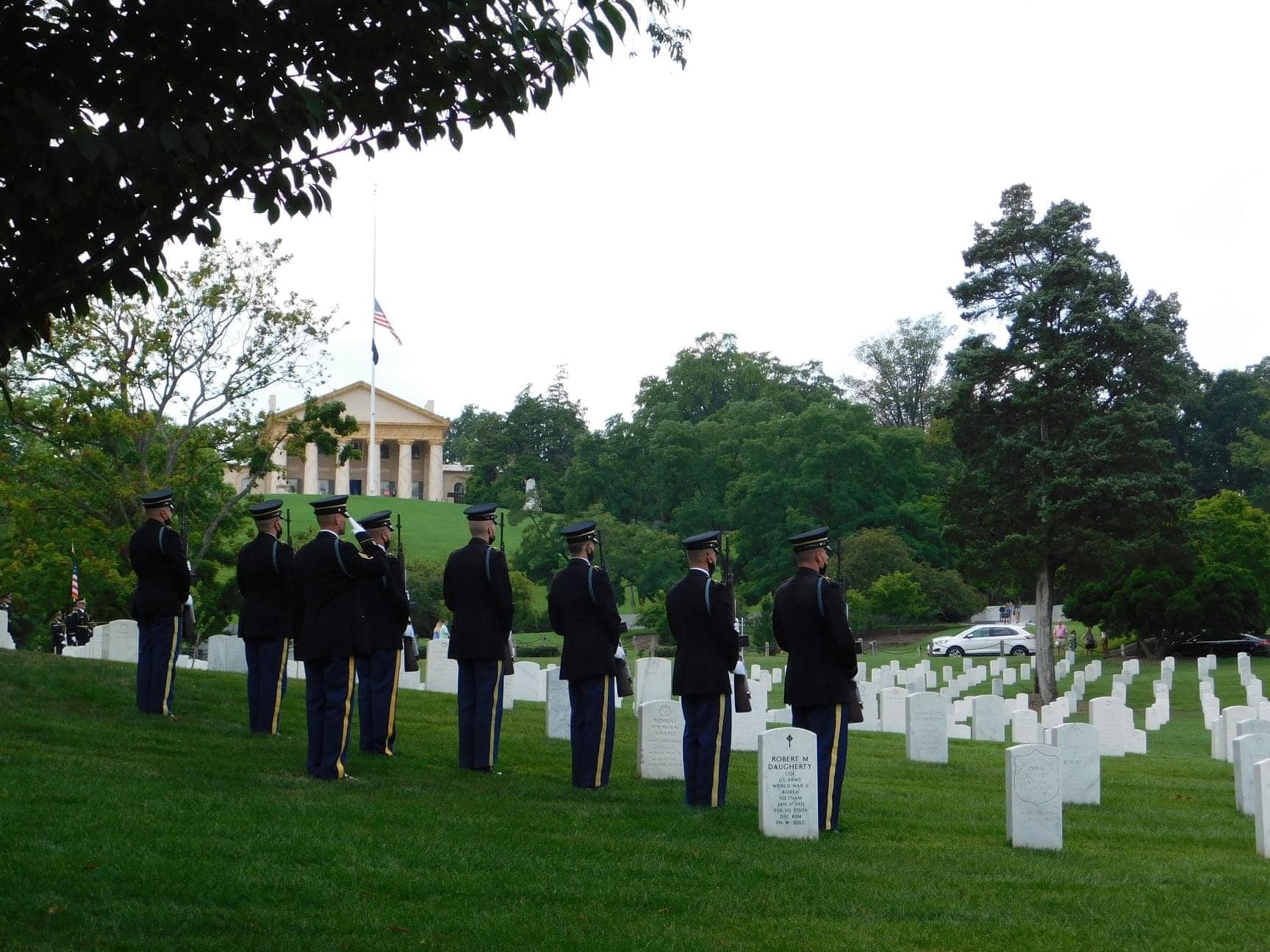 Maj Harvey Storms laid to rest