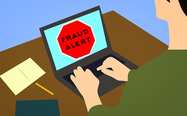 Personal Cyber Insurance - graphic of fraud alert on computer