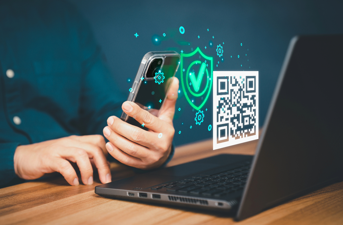 Scanning QR Code Cyber Liability Insurance