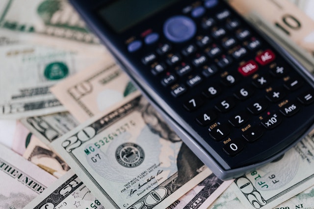 Calculator and some cash