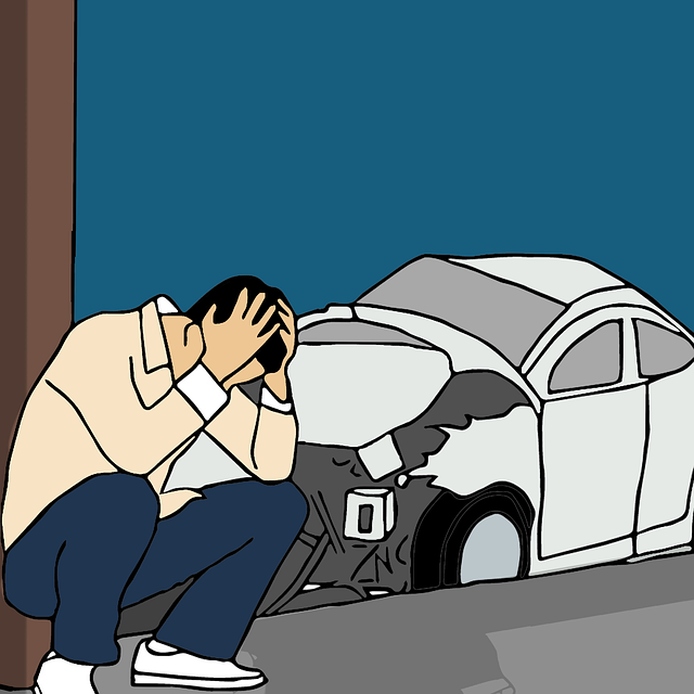 Car accident graphic