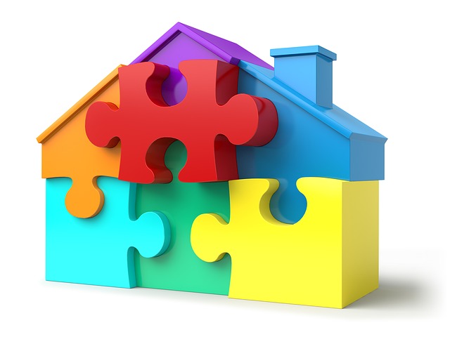 home puzzle piece graphic